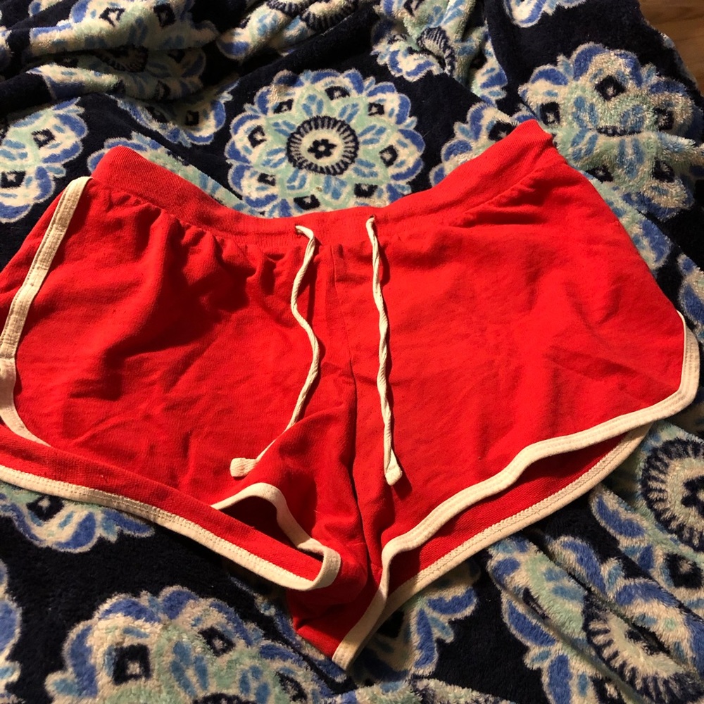 Super cute and comfy red shorts